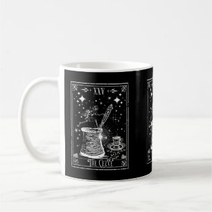 Die Cezve Türkischer Kaffee Tarotkarte Kaffeetasse
