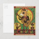 Die Cha Cha Chihuahuas Postkarte (Vorne/Hinten)