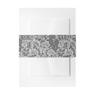 Die Chalkboard & Lace Wedding Collection Einladungsbanderole