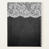 Die Chalkboard & Lace Wedding Collection Planer (Rückseite)