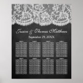 Die Chalkboard & Lace Wedding Collection Poster (Vorne)