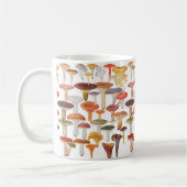 Die Champignons Pilze Kaffeetasse (Links)