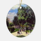 Die Champs-Elysees auf der Pariser Messe von 1867, Keramik Ornament (Links)