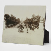 Die Champs Elysees, Paris (sepia Foto) Fotoplatte (Seite)