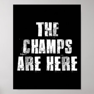 Die Champs Elysées sind hier Motivierend Sportarte Poster
