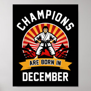 Die Champs Elysées sind im Dezember im Karate der  Poster
