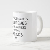 Die Chance hat uns Kolleginnen und Kollegen von un Jumbo-Tasse (Vorderseite Rechts)