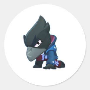 die chaotische Welt der Brawl Stars mit Sticks Gam Runder Aufkleber