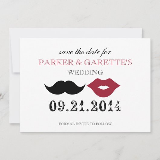 DIE CHAPLIN SAVE THE DATE- BARCELONA DATE (Vorderseite)