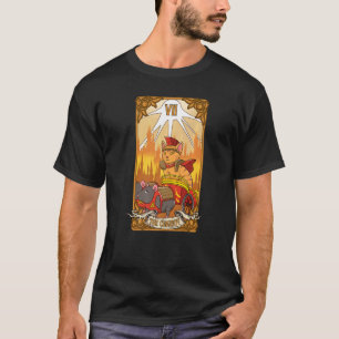 Die Chariot Cat Arcana Tarot Card Mystical Wiccan T-Shirt