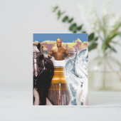 Die Chariot Tarot Card Art Postkarte (Stehend Vorderseite)