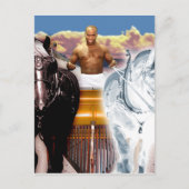 Die Chariot Tarot Card Art Postkarte (Vorderseite)