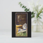 Die Chariot-Tarot-Karte Postkarte (Stehend Vorderseite)