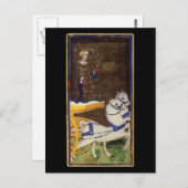Die Chariot-Tarot-Karte Postkarte (Vorne/Hinten)