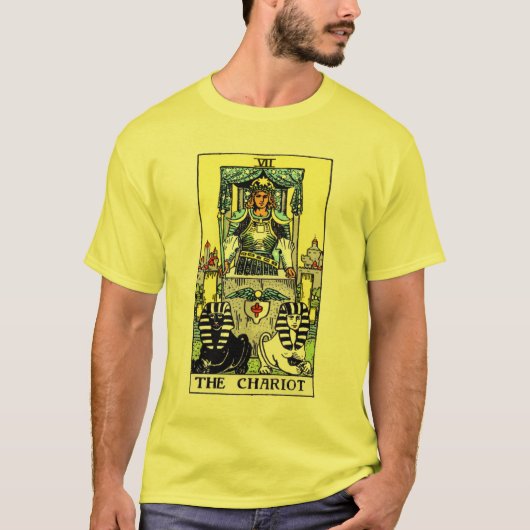 Die chariot-Tarot-Karte T-Shirt (Vorderseite)