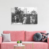 Die Chartist-Demonstration über Kennington Leinwanddruck (Insitu (Wohnzimmer))