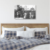 Die Chartist-Demonstration über Kennington Leinwanddruck (Insitu (Schlafzimmer))