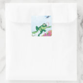 Die Chase Quadratischer Aufkleber (Tasche)