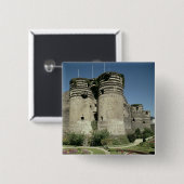 Die Chateau d'Angers, abgeschlossen 1238 Button (Vorne & Hinten)