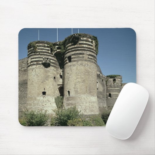 Die Chateau d'Angers, abgeschlossen 1238 Mousepad (Mit Mouse)
