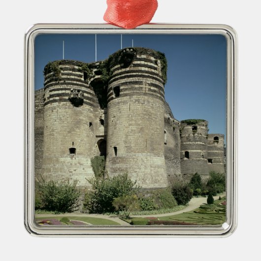Die Chateau d'Angers, abgeschlossen 1238 Silbernes Ornament (Vorne)