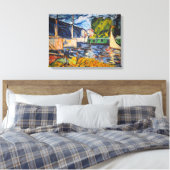 Die Chatou-Brücke | Maurice de Vlaminck | Leinwanddruck (Insitu (Schlafzimmer))