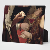 Die Cheat mit dem As der Diamanten, Details der Fotoplatte (Seite)