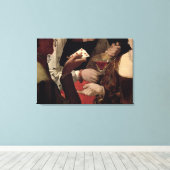 Die Cheat mit dem As der Diamanten, Details der Leinwanddruck (Insitu (Holzboden))