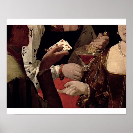 Die Cheat mit dem As der Diamanten, Details der Poster (Vorne)