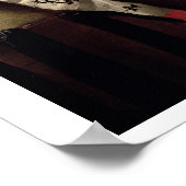 Die Cheat mit dem As der Diamanten, Details der Poster (Ecke)