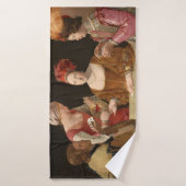 Die Cheat with the Ace of Clubs, La Tour Badehandtuch (Badehandtuch)