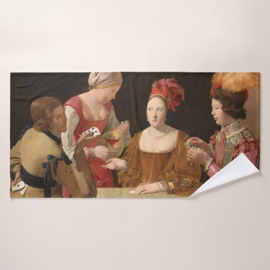 Die Cheat with the Ace of Clubs, La Tour Badehandtuch (Badehandtuch)