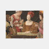 Die Cheat with the Ace of Clubs, La Tour Fleecedecke (Vorderseite (Horizontal))