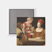 Die Cheat with the Ace of Clubs, La Tour Magnet (Vorderseite/Rückseite)