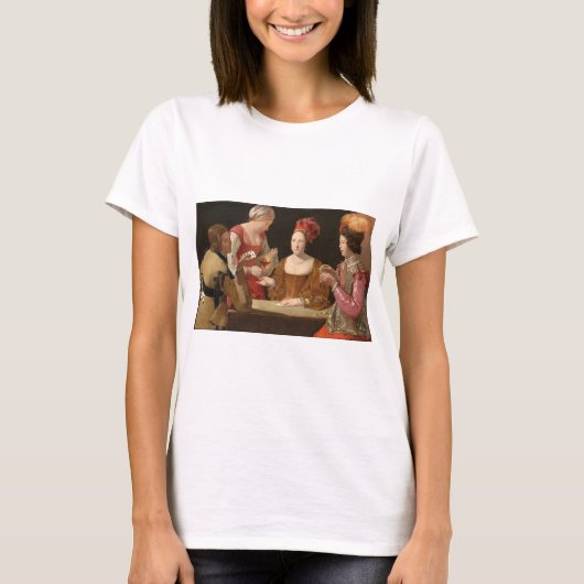 Die Cheat with the Ace of Clubs, La Tour T-Shirt (Vorderseite)