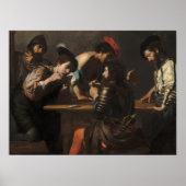 Die Cheats - Valentin de Boulogne Kunst Poster (Vorne)