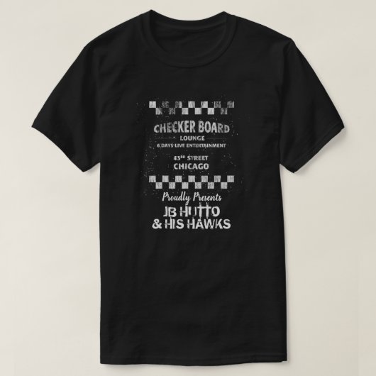 Die Checkerboard-Lounge T-Shirt (Design vorne)