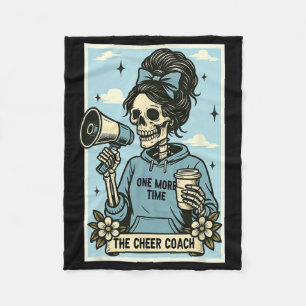 Die Cheer Coach Tarot Karte Cheerleading Coach Che Fleecedecke
