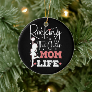 Die Cheerleader Funny Cheerleader Funny Mama rocke Keramik Ornament