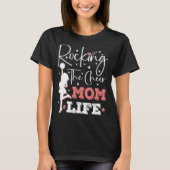Die Cheerleader Funny Cheerleader Funny Mama rocke T-Shirt (Vorderseite)