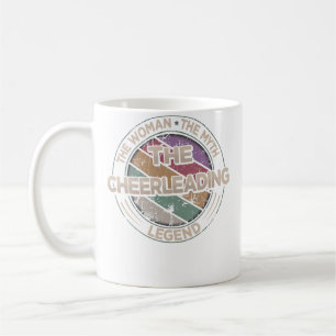 Die Cheerleading-Legende Pompoms Frauen-Cheerleade Kaffeetasse