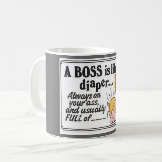 Die Chef-Tasse Kaffeetasse (Vorderseite Links)