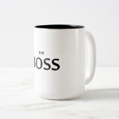 Die Chef-Tasse Zweifarbige Tasse (VorderseiteRechts)