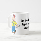 Die Chef-Tassen-Schablone Kaffeetasse (Vorderseite Links)