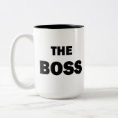 Die Chef-Tassendoppelseiten Zweifarbige Tasse (Links)