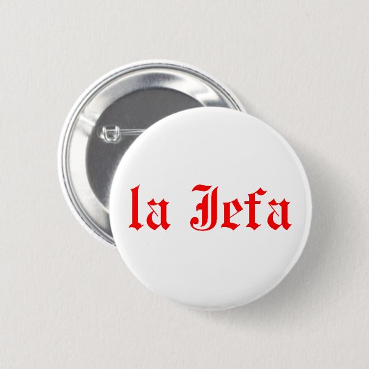 Die Chefin Button (Vorne & Hinten)