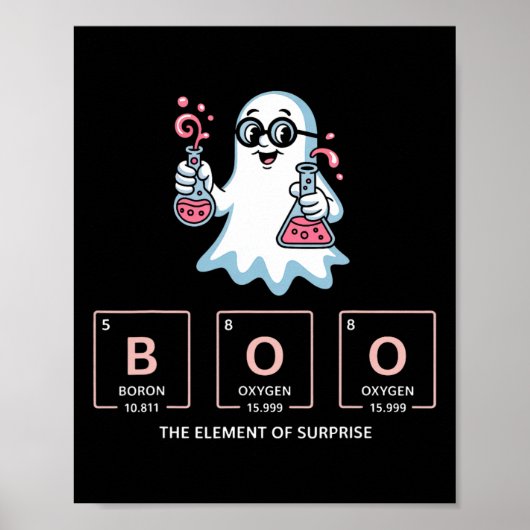Die Chemie boo das Element eines überraschenden Ni Poster (Vorne)