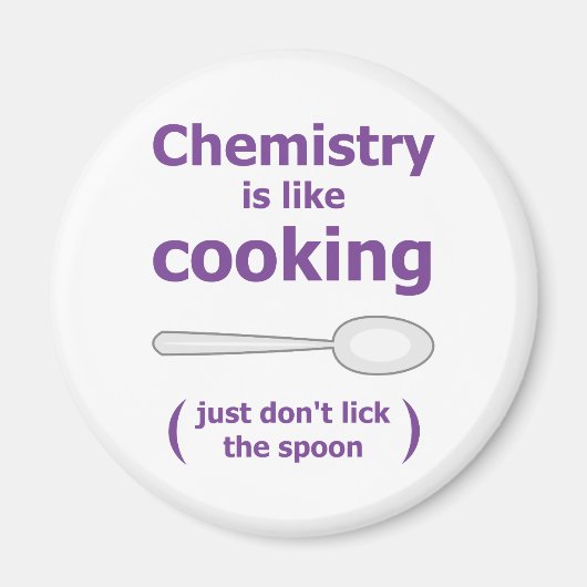 Die Chemie ist das Experiment von Wissenschaftlern Magnet (Vorne)