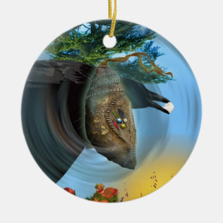 Die Cherokee Puppe Keramik Ornament