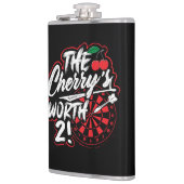 Die Cherry's Worth 2 Funny Dart Flask 8 oz. Flachmann (Links)